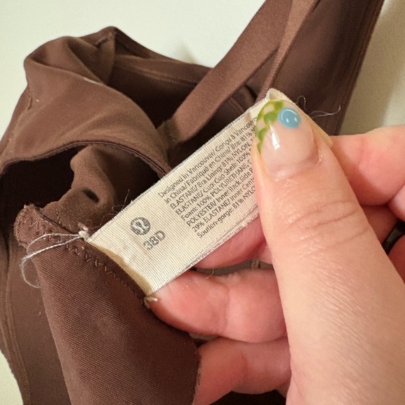 Lululemon In Alignment Bra - Java - Picture 3 of 3
